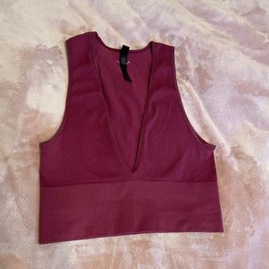 Out From Under Hailey Seamless Plunge Bra Top